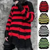 Men's Sweaters Winter Sweater Chic Crew Neck Color Matching Women Thermal Knit Autumn