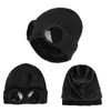 Bandanas 2022Goggle Lens Beanie Ribbed Knit Cuffed Winter Ski Hat Skull Cap Solglasögon utomhus ridning