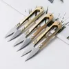 U-shaped stainless steel spring yarn scissors tailor cross-stitch scissors LK299