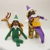 Snoop on A Stoop Christmas Elf Doll تجسس على ألعاب منحنية ديكور حفلات المهرجانات ديكور المنزل من الراتينج هدايا السنة الجديدة