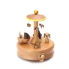 Objets décoratifs Figurines innovantes grande roue gâteau d'anniversaire en forme de boîte à musique en bois jouet décoration mignon cadeau de Noël pour les enfants 220930