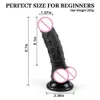 Articles de beauté Nouveau petit gode réaliste avec forte ventouse en silicone souple jouet sexy gros gland testicules anal vrai pénis pour femme