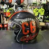 Caschi moto TORC V587 / 4 Open Face Casco vintage in fibra di carbonio Specchietto antiappannamento Equipaggiamento protettivo