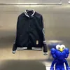 Erkek nakış unisex klasik büyük boy hip hop varsity beyzbol ceketi deri kollu kolu gevşek fit letterman ceket dış giyim k6