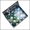 Party Decoration 12Pcs Christmas Tree Decor Ball 80Mm Bauble Xmas Hanging For Home Decorations H Drop Delivery 2021 Garden Festive Pa Dhtir