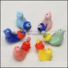 Noise Maker Water Bird Whistle Ceramic Clay Waterbird Noise Maker Uccelli Fischi Regalo di Natale Th0135 Drop Delivery 2021 Home Garden Dh60Y