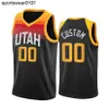 Jazzs Custom Basketball Jerseys Clarkson Collin Sexton Rudy Gay Jarred Vanderbilt Lauri Markkanen Mike Conley Bojan Bogdanovic Azubuike