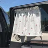 Parti per passeggino Ins Tenda per auto nordica Kawaii Baby ricamata per bambini Protezione solare Finestra parasole UV per bambini