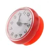 Wall Clocks 7.5cm Dia. Silicone Waterproof Sucker Clock For Kitchen Bathroom Bath Shower Timer