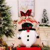 Santa Sacks Weihnachtsstrumpf mit Kordelzug, wiederverwendbare Leckerlibeutel, Weihnachtsmann-Elch-Schneemann-Designs, Party-Dekoration RRB15958