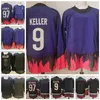 MI08 2021 RECER RETRO HOCKEY Jerseys 9 Clayton Keller 97 Jeremy Roenick Alternate Black Vintage Mensed koszulki