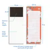 Notes Blocs-notes magnétiques 60 feuilles par bloc 3 5 X 9 pour réfrigérateur Cuisine Magasin Épicerie Liste de tâches Mémo Rappel Carnet de notes Stati Packing2010 Amaoi