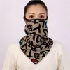 Bandanas Fashion Women Print Face Scarf Winter Spring Mask Bandana Warm Foulard Cotton Soft Neck Scarves Outdoor Wraps Cover