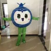 Costume da mascotte di mirtillo di Halloween Simulazione di personaggi dei cartoni animati Abiti da completo per adulti Vestito da carnevale di Natale per uomini e donne