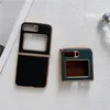 Genuine Real Cow Leather Cases for MOTO Razr 2022 Retro Business Pure Cover