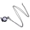 Pocket Watches Trend Retro Reisflagge Muster Silber Open Cover Watch Belt Kette M￤nner und Frauenzubeh￶r