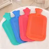 1st Portable varmvattenflaska färg tjockt tillbehör slumpmässiga väskor gummi färghus