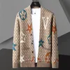 Hommes chandails 2022 nouveau automne hiver marque de luxe mode tricot cachemire Cardigan pull Style coréen hommes à la mode Cardigans veste hommes vêtements