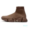 2022 nowe buty na platformie Sneaker skarpetki buty trenerzy projektant Tripler Paris czarne białe niebieskie światło Sliver Brown Ruby Graffiti Vintage beżowy różowy 2022 prędkości mężczyźni kobiety