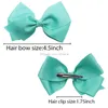 Haaraccessoires Toddler Girls Bows Clips 4 5inch Grosgrain Ribbon Pinwheel Alligator voor babykinderen kinderen tieners drop del bdejewelry amuxz