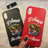 Modne etui na telefony komórkowe Projektant Haft Kaczka Etui na telefony Klasyczna tkanina Litery Unisex IPhone 14 13 11 12 Pro 7 8 X XS