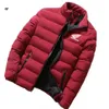 Heren Down Parkas Heren Winterjack Lange mouw Honkbaljack Windscheper Zipper Lining Plude Coat C 2209297390374