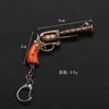 Game peripheral Keychains keyring lanyards 98K pan model alloy Keychain men anime glove fist key ring car metal pendant