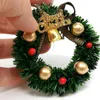 Decorative Flowers Wreaths 6Cm Small Christmas Wreath Decoration Thanksgiving Garland Window Restaurant Home Plastic Fl Packing2010 Dh3Ap