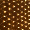 Strings 3x3/10x1/6x4m LED Net Light Christmas Mesh String Fairy Curtain Wedding Wedding Garland