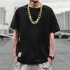 Chains Giant Gold Neck Chain Imitation Hip Hop Necklace Rapper Exaggerated Fancy Dress Personalized Performance Prop N0HE