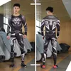 Men's Tracksuits MMA Compressão Esporte Terno de Armazenamento Masculino Meninas de Ginásse Rashguard Camada Longa Camada Base Leggings Exercício de Leggings