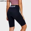 Yoga kläder sommar sömlösa sport leggings kvinnor skörd yoga byxa knä längd löpning fitness byxor mage kontroll gym leggings tights kvinnlig t220930