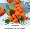 Décoration de fête fausse Orange artificielle, Simulation réaliste, modèle de Fruit mandarine, petite armoire de cuisine mandarine