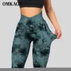 Yoga Outfits OMKAGI Fitness Legging Frau Push Up Workout Sport Booty Leggings Frauen Scrunch Butt Weibliche Outfit Gym Nahtlose Legging Hosen T220930