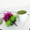 Fleurs décoratives 1pc simulé plantes vertes bonsaï artificiel petit arbre faux bureau Table en pot ornements maison jardin