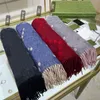 Hommes Femmes Designer Écharpe Cachemire Classique Châle Hiver Chaud Glands Foulards Luxurys Pashmina Laine Anneau Bandeau Lettre G Echarpe Luxe Nice