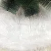 Dekoracje świąteczne 3 rozmiary białe pluszowe drzewo bazowe ozdoby miękki fur