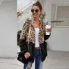 Damenpelz WYWMY 2022 Herbst Faux Mantel Frauen Leopard Teddy Damen Plüsch Mit Kapuze Winter Flauschige Jacke Weibliche