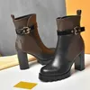 Silhouette Black Boots Designer Luxury Woman Hight Heel Boots