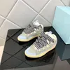 Sapatos Femininos de Malha Tênis com Sola Plataforma Sapato com Cadarço Tênis Extraordinário Com Relevo Curb Couro de Bezerro Borracha Nappa Masculino Feminino Logotipo Lanvins