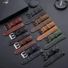 Watch Bands Handmade 4 Color Accessories Vintage Genuine Crazy Horse Leather 20mm 22mm 24mm 26mm Watchband Strap & Band