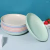 Plates Eco-Friendly Biodegradable Unbreakable Dinner Set Wheat Straw Restaurant Specialty Saucer Plastic For Picnic Dishes