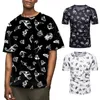 Men's T Shirts Male Lether Tshirt Cotton Short-sleeved Casual Young Men's T-shirt