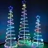 Full Color RGB String Light 1,2 m 1.5m 1.8m USB Smart Dream Color Artificial Adresable Christmas Lights Tree Decoratie