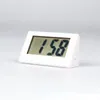 Tafel klokken auto mini digitale elektronische klok automatisch horloge lcd display dashboard tijd handig voertuig woningdecor