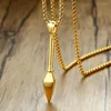 Collane con ciondolo Pendenti da uomo Hip Hop di alta qualità Accessori per gioielli neri in oro Colore argento maschile