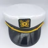 Bérets élégant Yacht bateau capitaine Marine amiral brodé marin Costume marine chapeau pour hommes femmes fête Cosplay