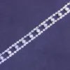 Anklets Zhixun Luxury Silver Color/Gold Rhinestoneチェーンブレスレット女性結婚式のパーティーフットアクセサリー2022トレンドジュエリー