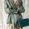 Женская кожаная искусственная FTLZZ, весенне-осенняя женская повседневная уличная одежда из искусственной кожи, верхняя одежда, мотоциклетная куртка с поясом, зеленое байкерское пальто 220929