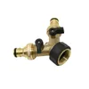 Autres robinets Douches Accs Laiton Femelle 3/4" 2 voies répartiteur d'eau du robinet 5/8" jardin Y Connecteur rapide Tuyau d'irrigation Adaptateur de tuyau 1pcs 220929